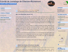 Tablet Screenshot of jumelage.chervesrichemont.info